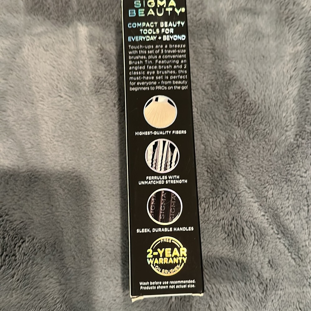 Sigma essential Trio Brush set! NEW!! - Picture 3 of 4